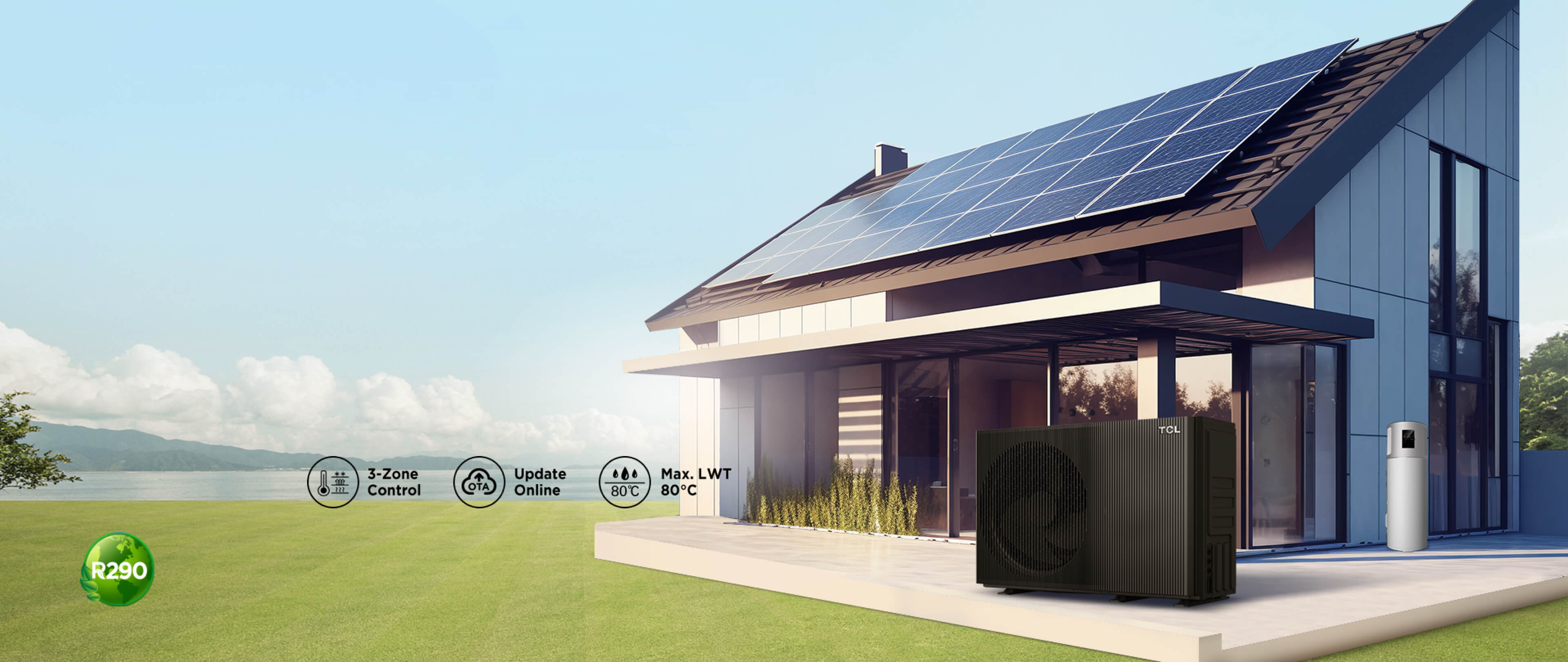 R290 Tri-thermal<br>ATW Heat Pump<br>