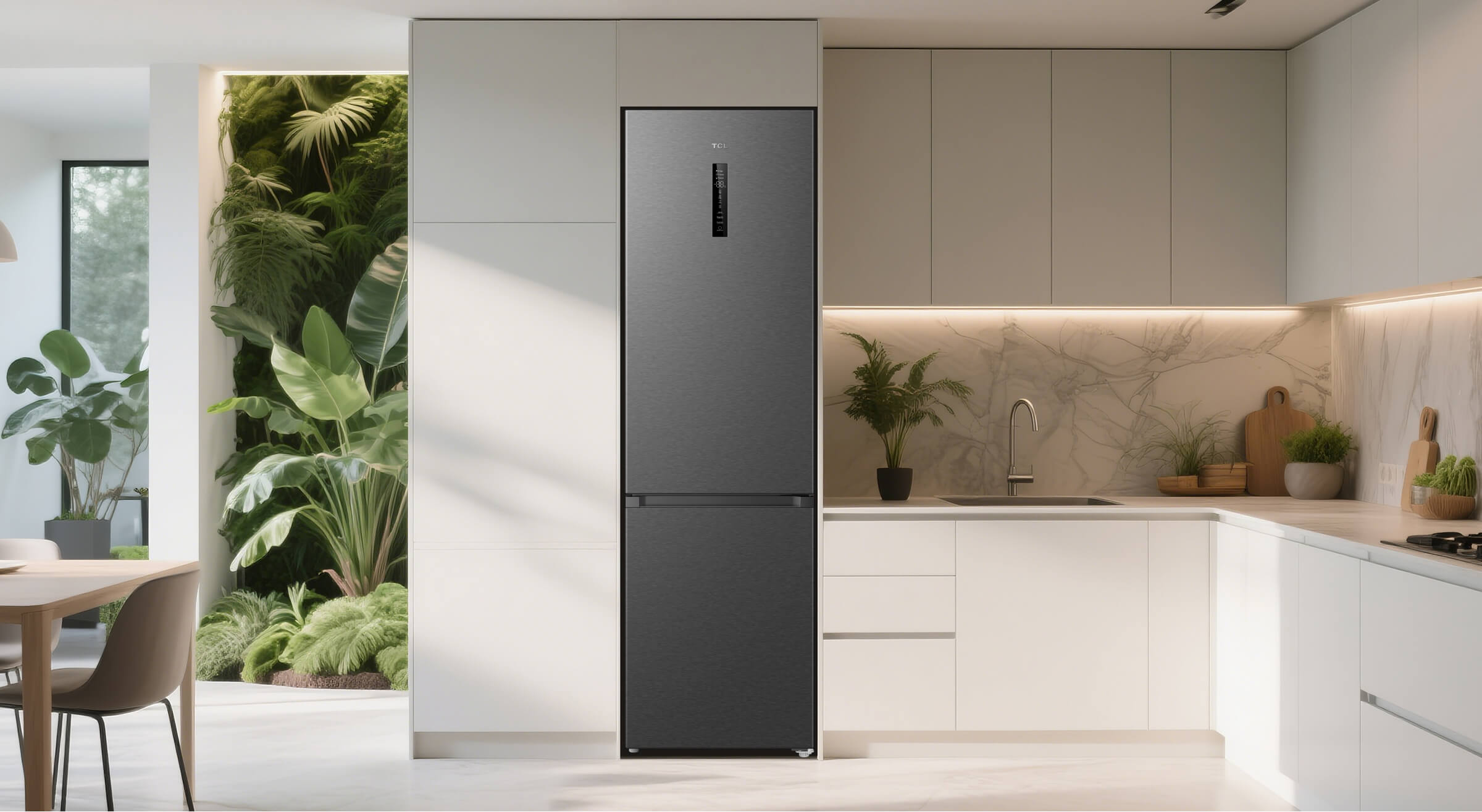 TCL C387BF-Bottom Freezer Refrigerator 