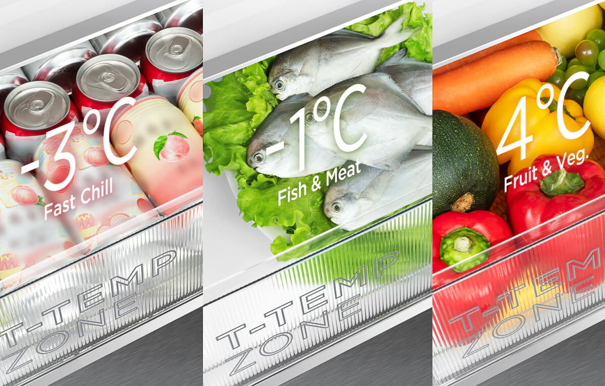 TCL C387BF Refrigerator Keep Fresh Longer