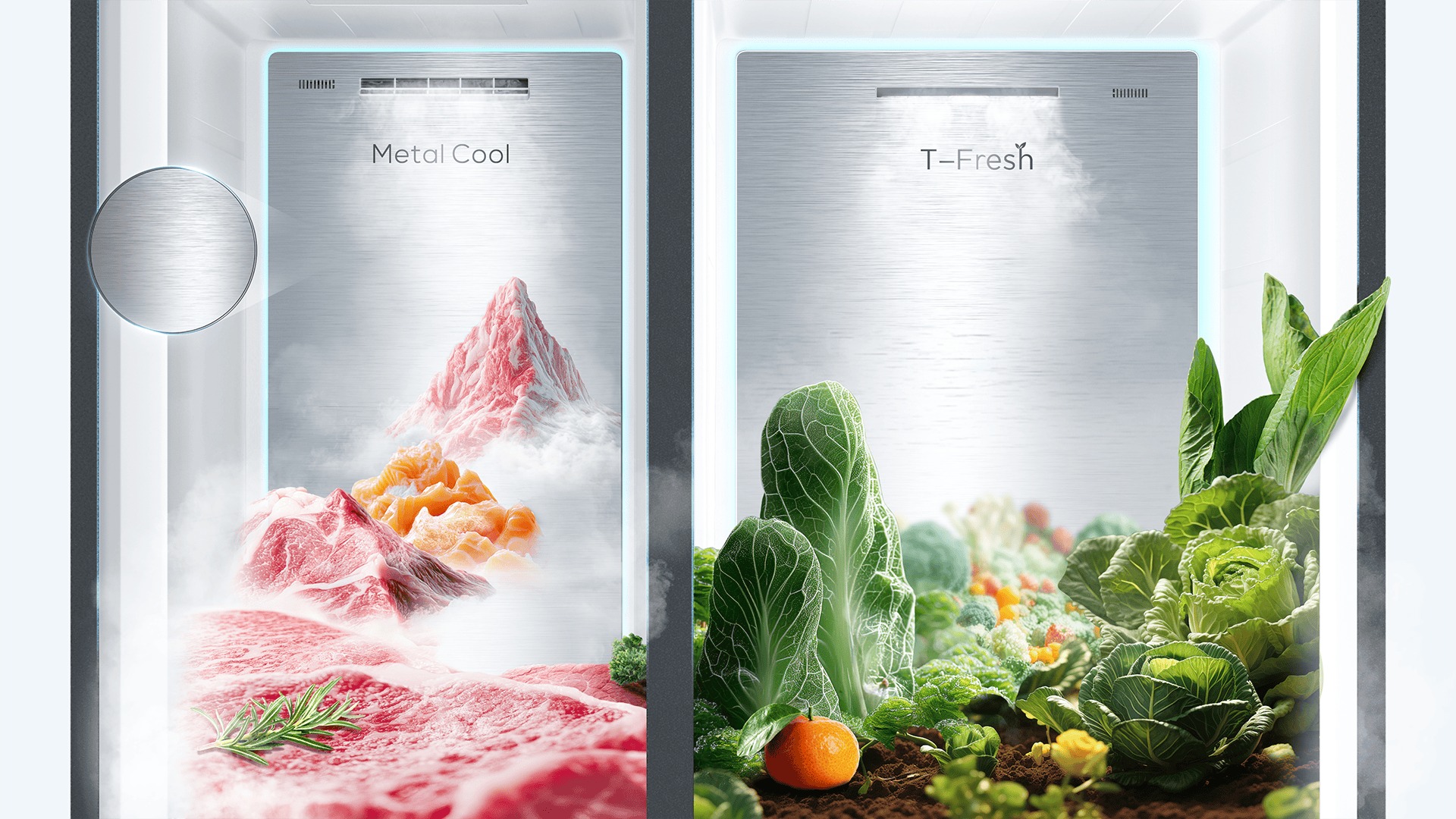 TCL Fridge Metal cool