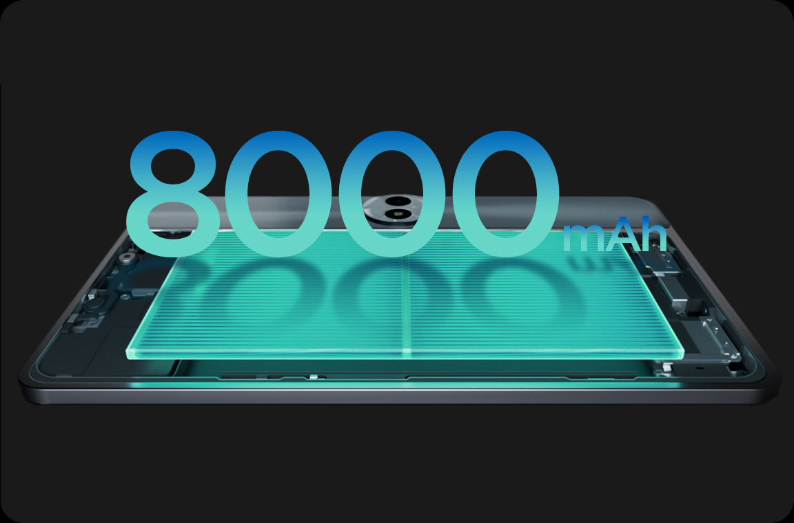 NXTPAPER 11 Gen 2 8000mAh battery lasts for extended use