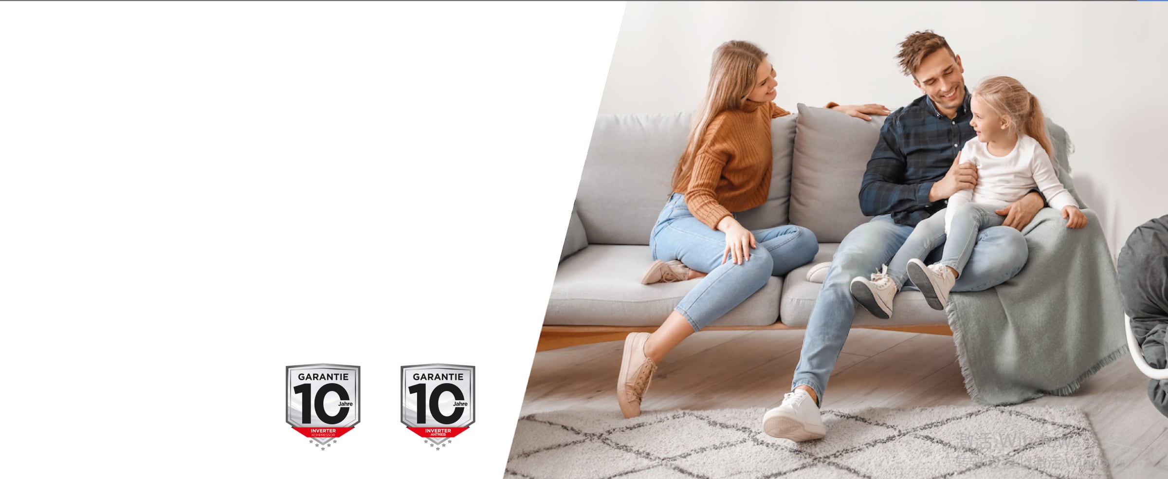 Sichern Sie sich unsere <br>kostenlose 10-Jahres-Garantie<br>für den digitalen Inverter