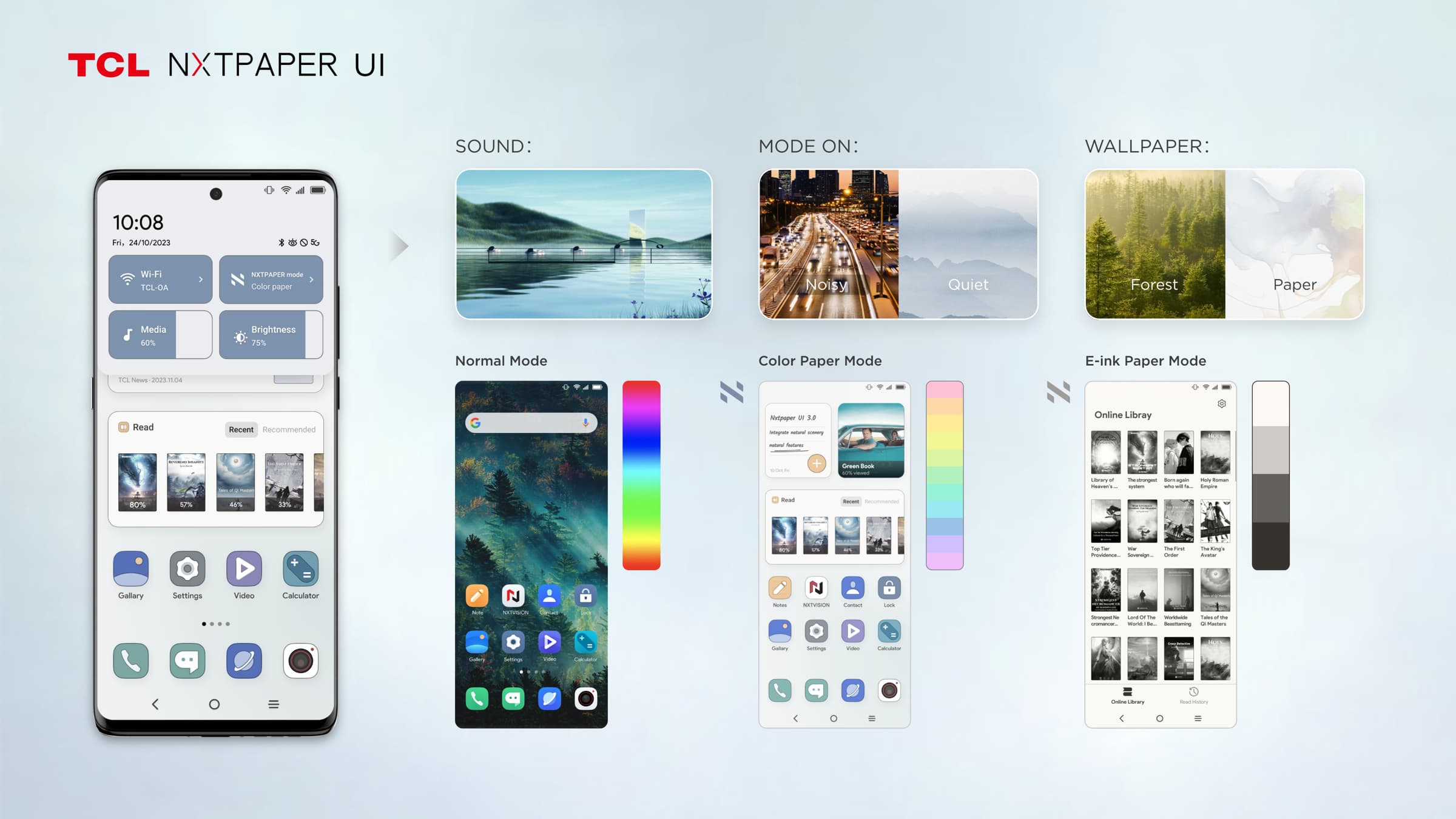 TCL NXTPAPER UI