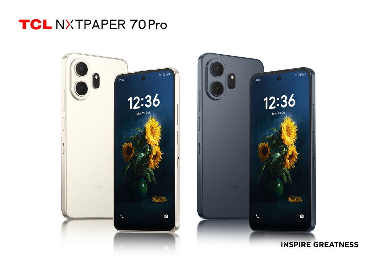 TCL NxtPaper 70 Pro smartphone with advanced display