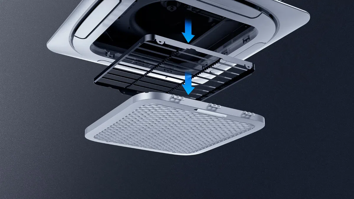 Filtro Fácil de Limpar: Facilita a manutenção