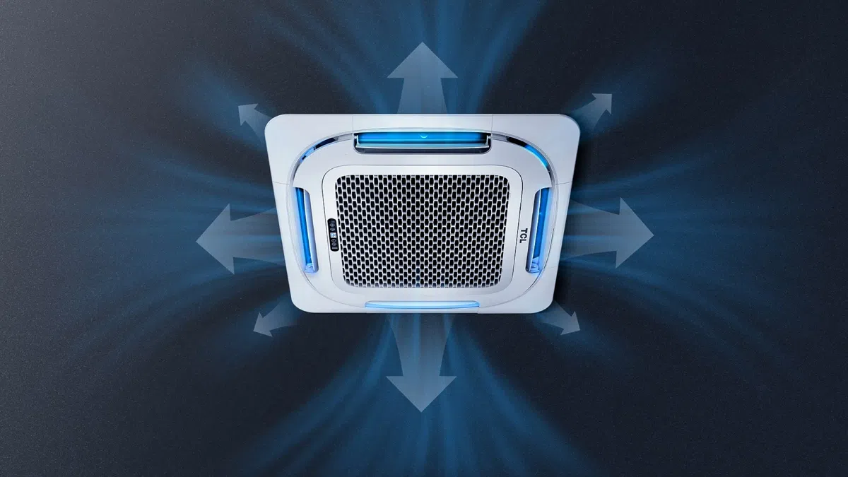 TCL Ceiling Mounted AC Eight Dimensions Swing