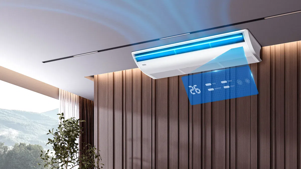 TCL stropný a podlahový LED displej