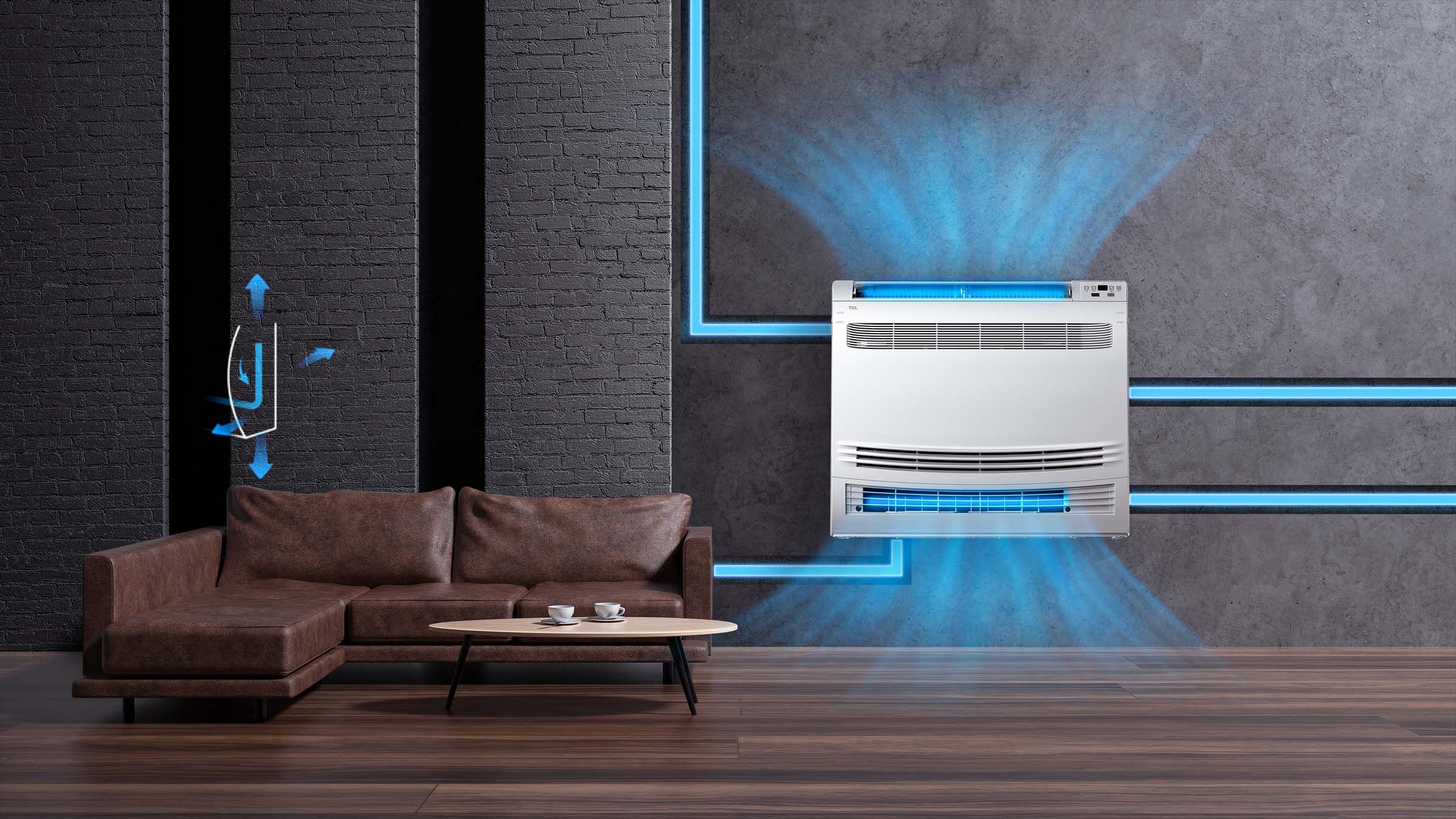 TCL UNITARY Series AC 4-way Installation Pipeline