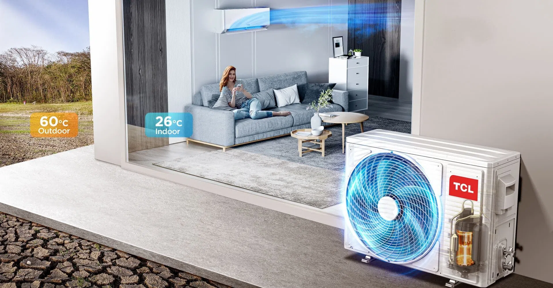 تبريد مريح من BreezeIN AC