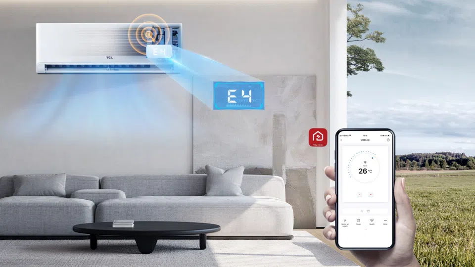 Self-diagnosis and refrigerant leakage reminder of BreezeIN AC