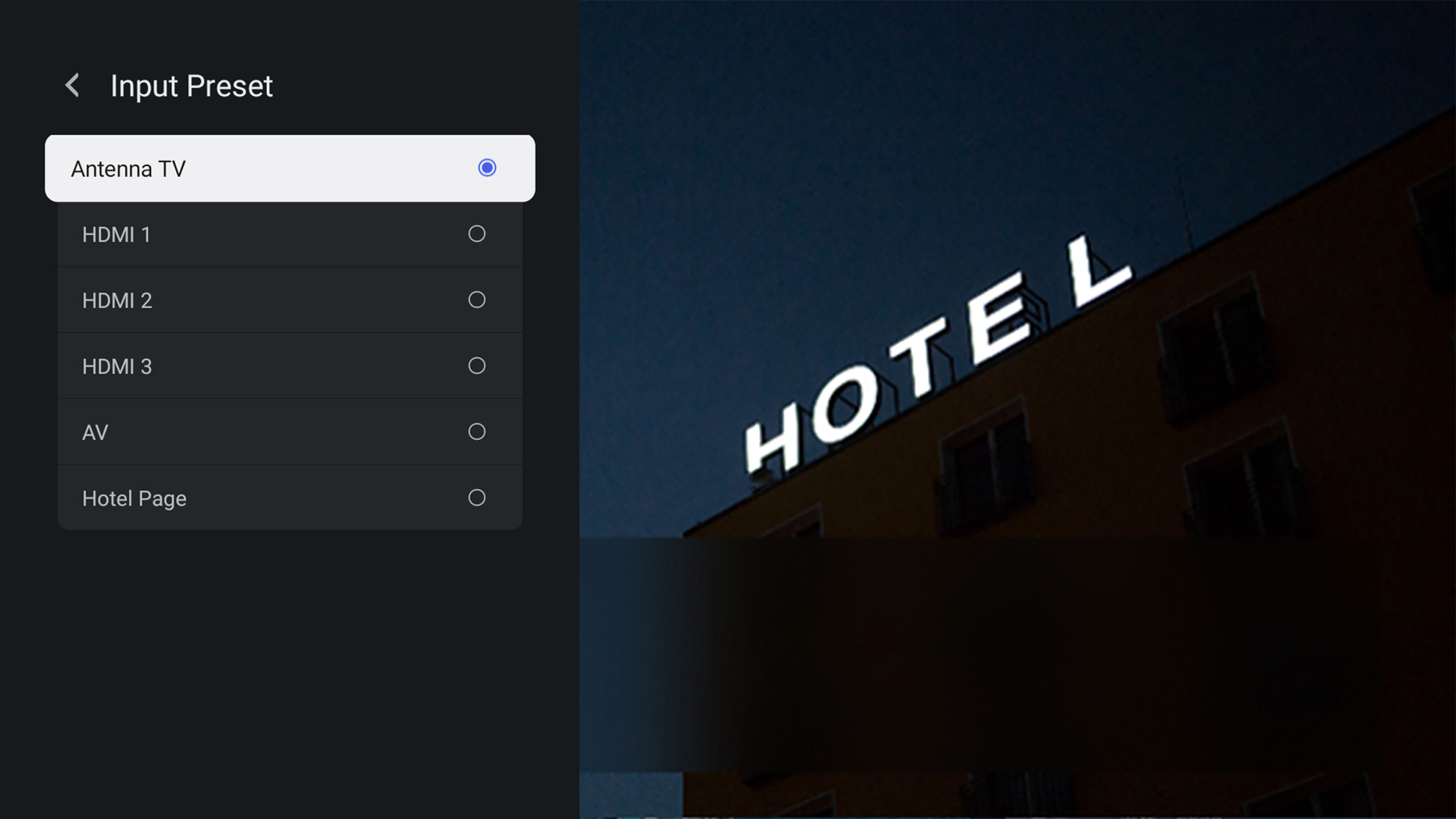 TCL G60K 4K HDR TV with Input Preset