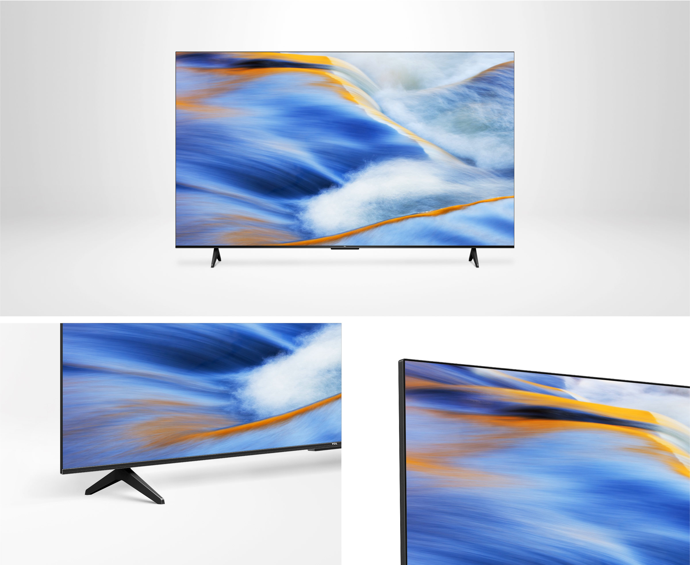 Téléviseur TCL G60K 4K HDR avec cadre métallique sans bordure