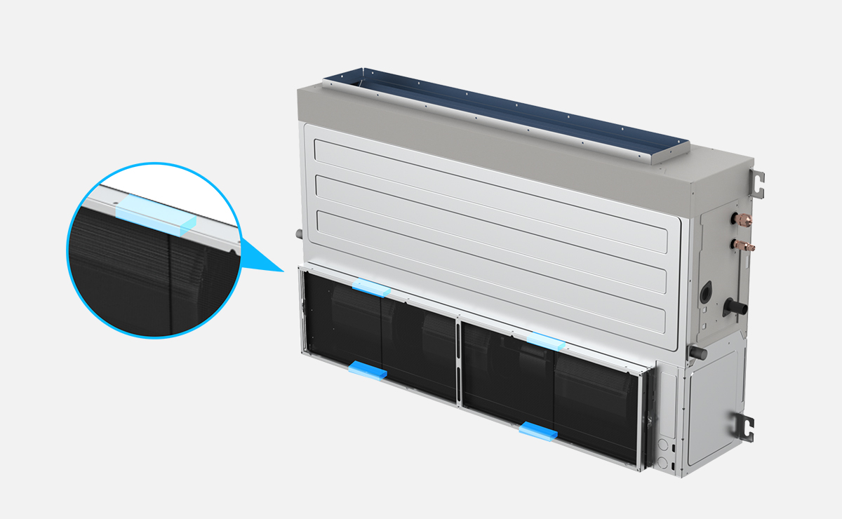TCL High ESP Duct Filters is easy for replacing and cleaning