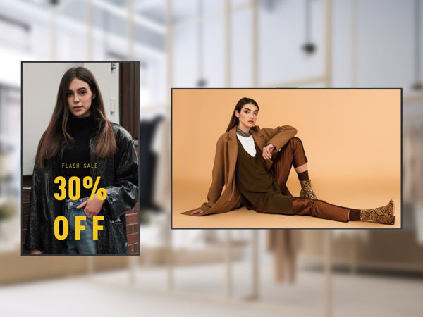 TCL P60 Clean visuals in landscape or portrait orientation