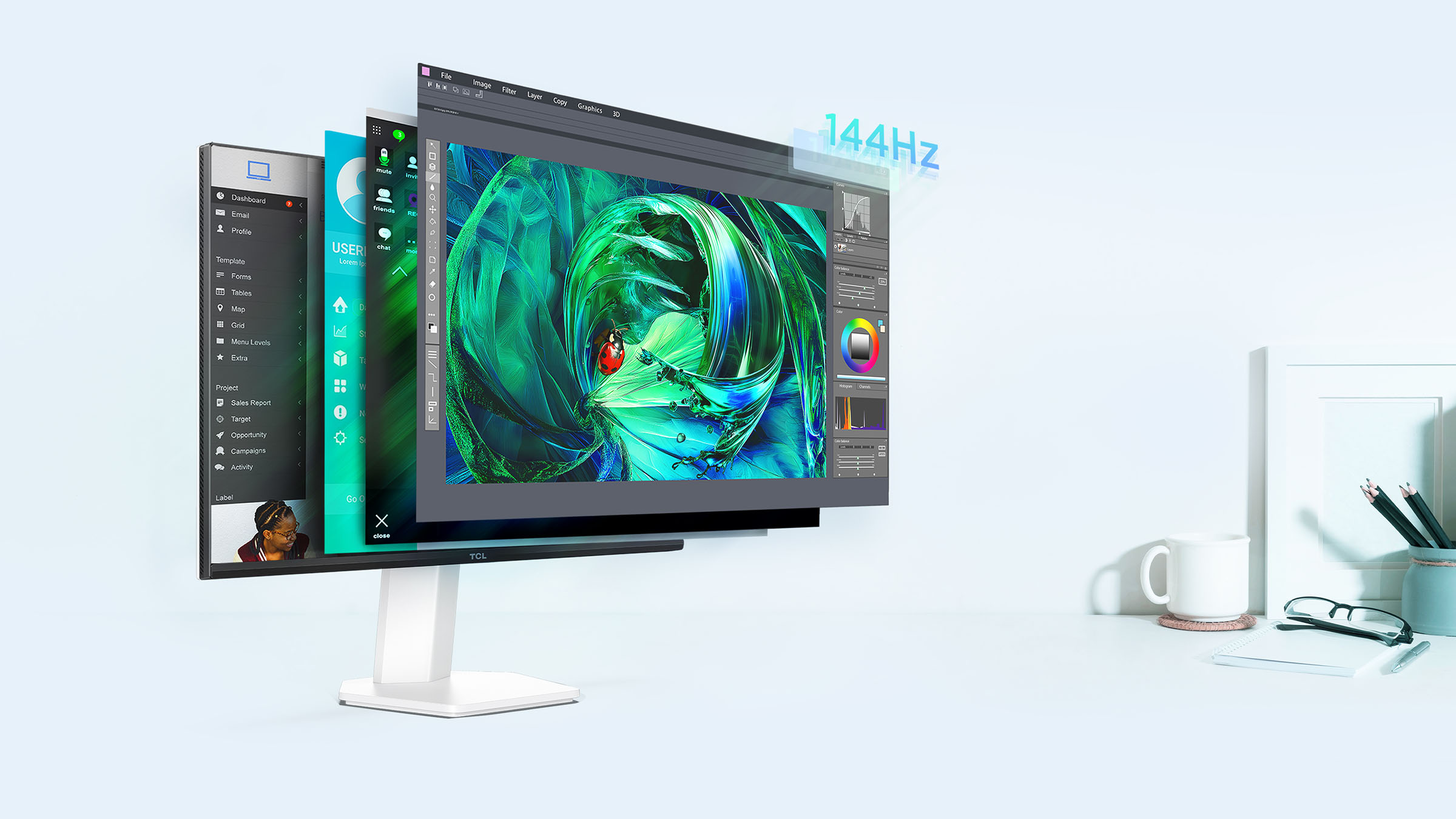 Monitors-TCL 25G54 QD-MiniLED Monitor | TCL Japan TCL 25G54 Mini