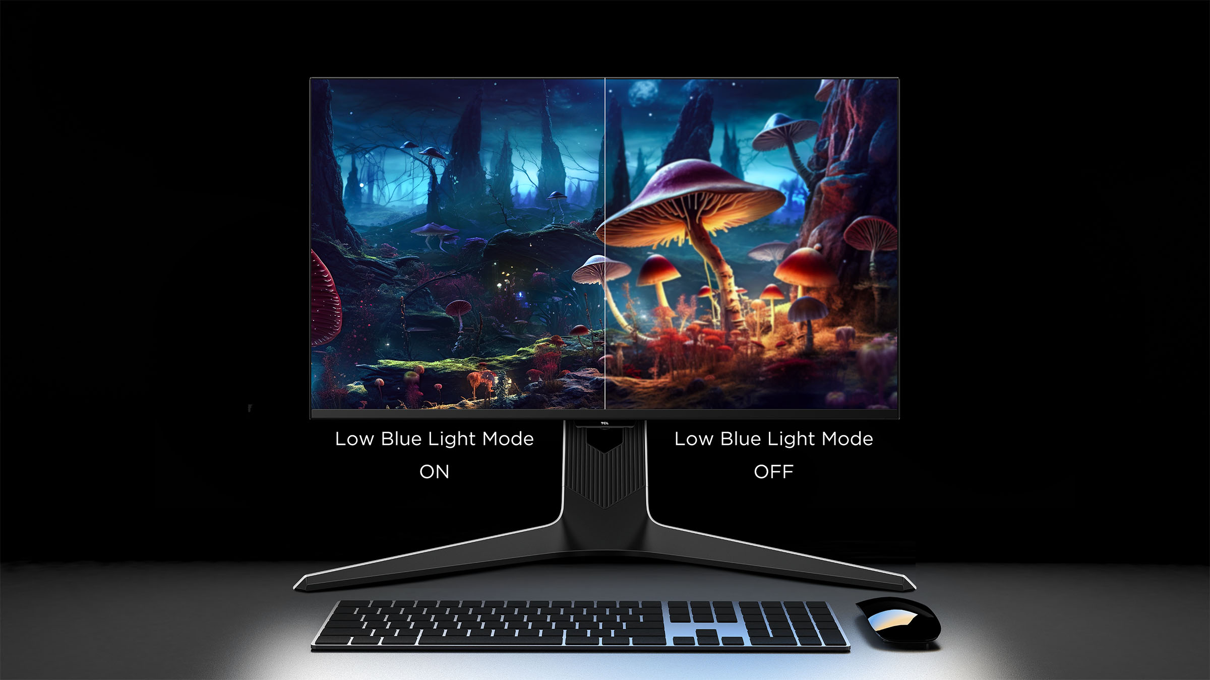 TCL 27R73Q Monitor Low Blue Light Mode