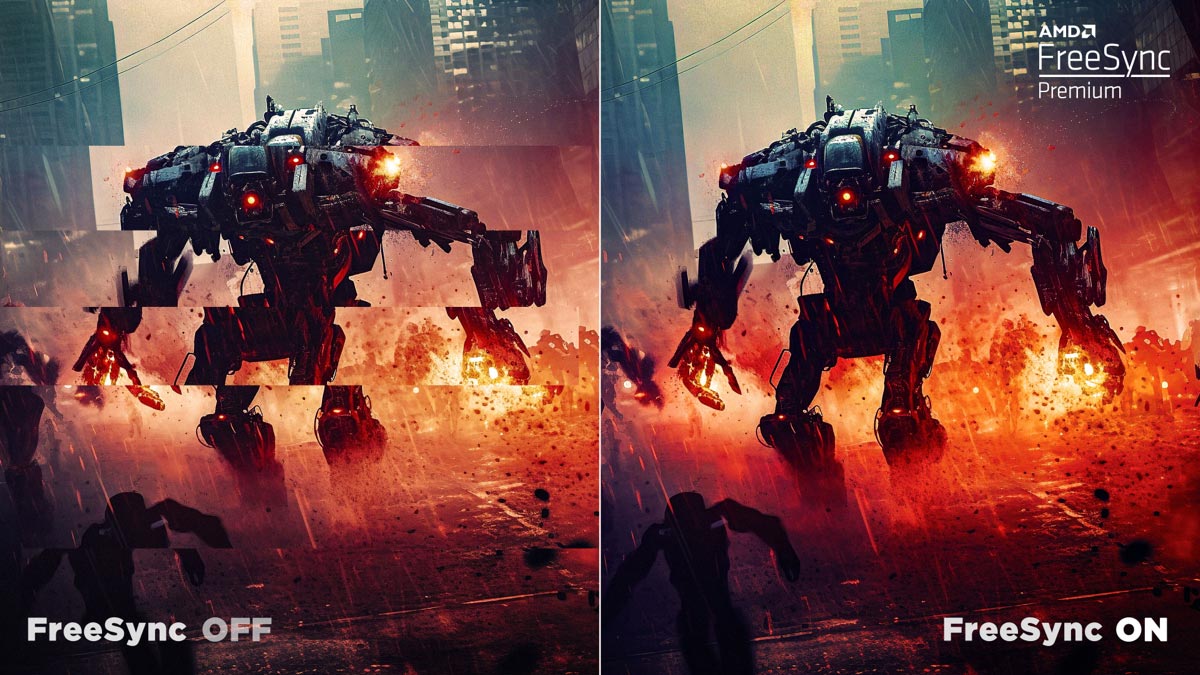 TCL 34R83Q Monitor dual-sync technology 