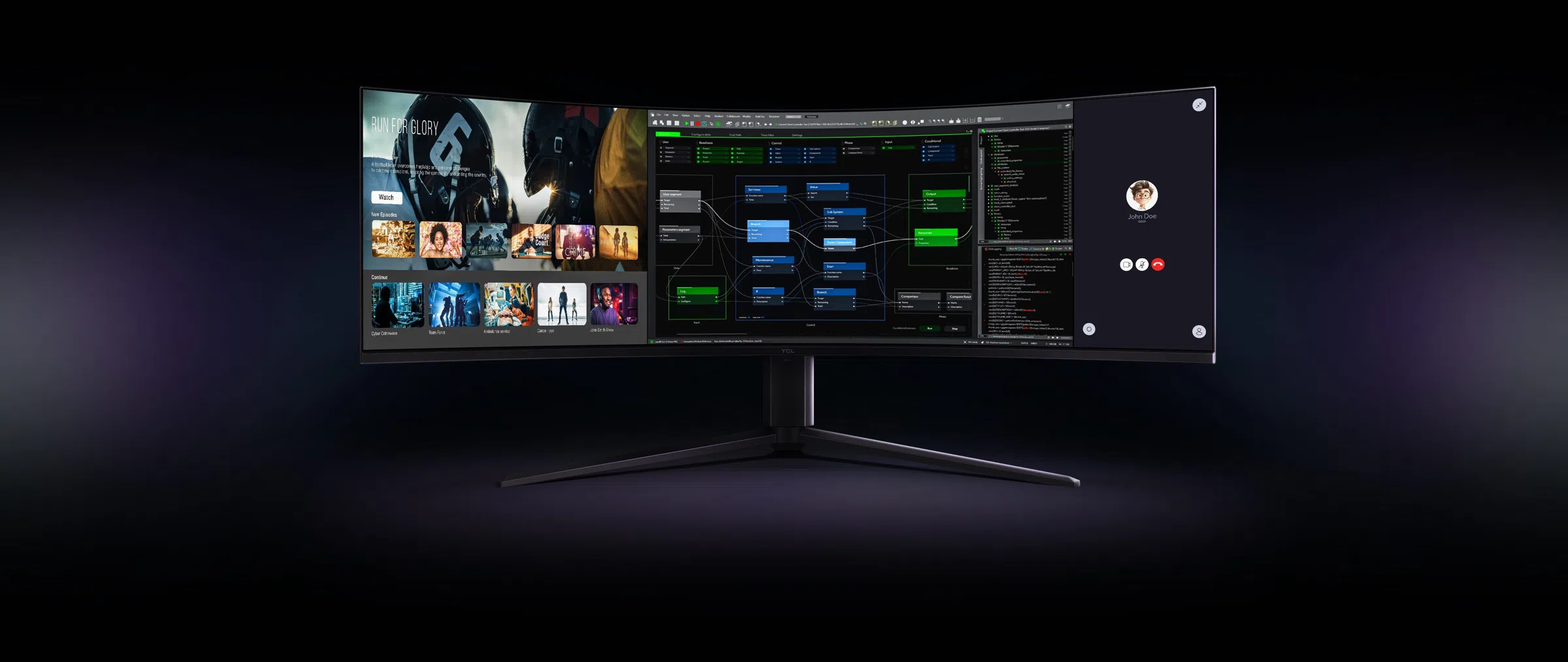 TCL 57R94 Monitor Conquer Multitasking