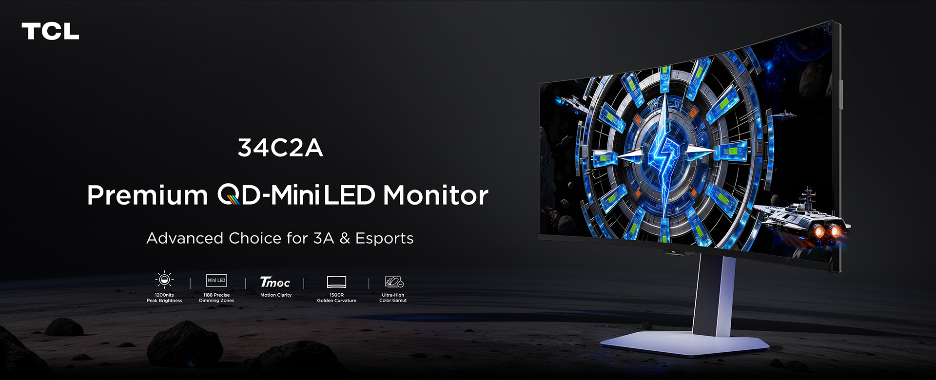 TCL C2A Premium QD-Mini LED Monitor