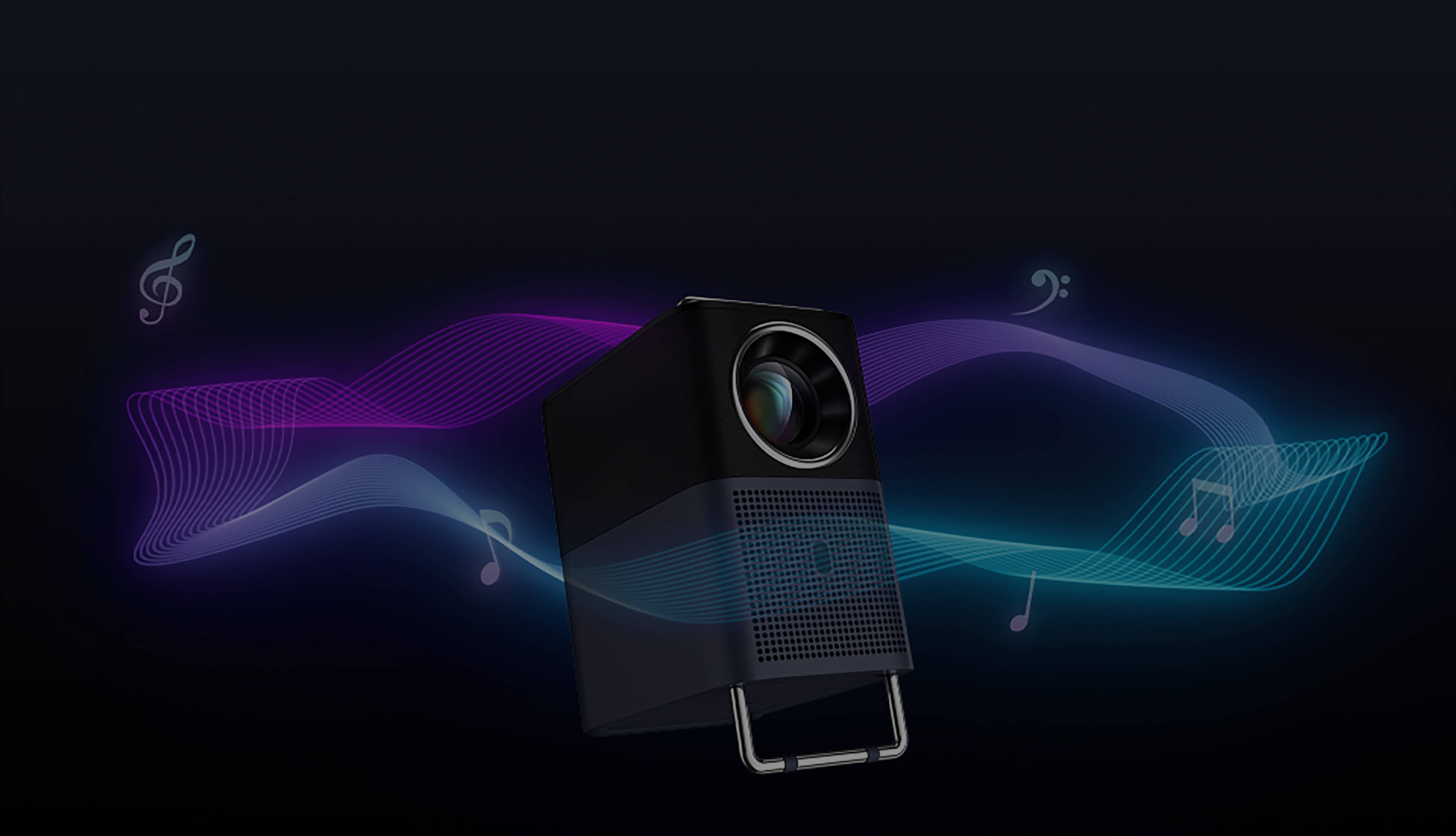 TCL PROJECTOR A1s Mini Projector With low-frequency extension