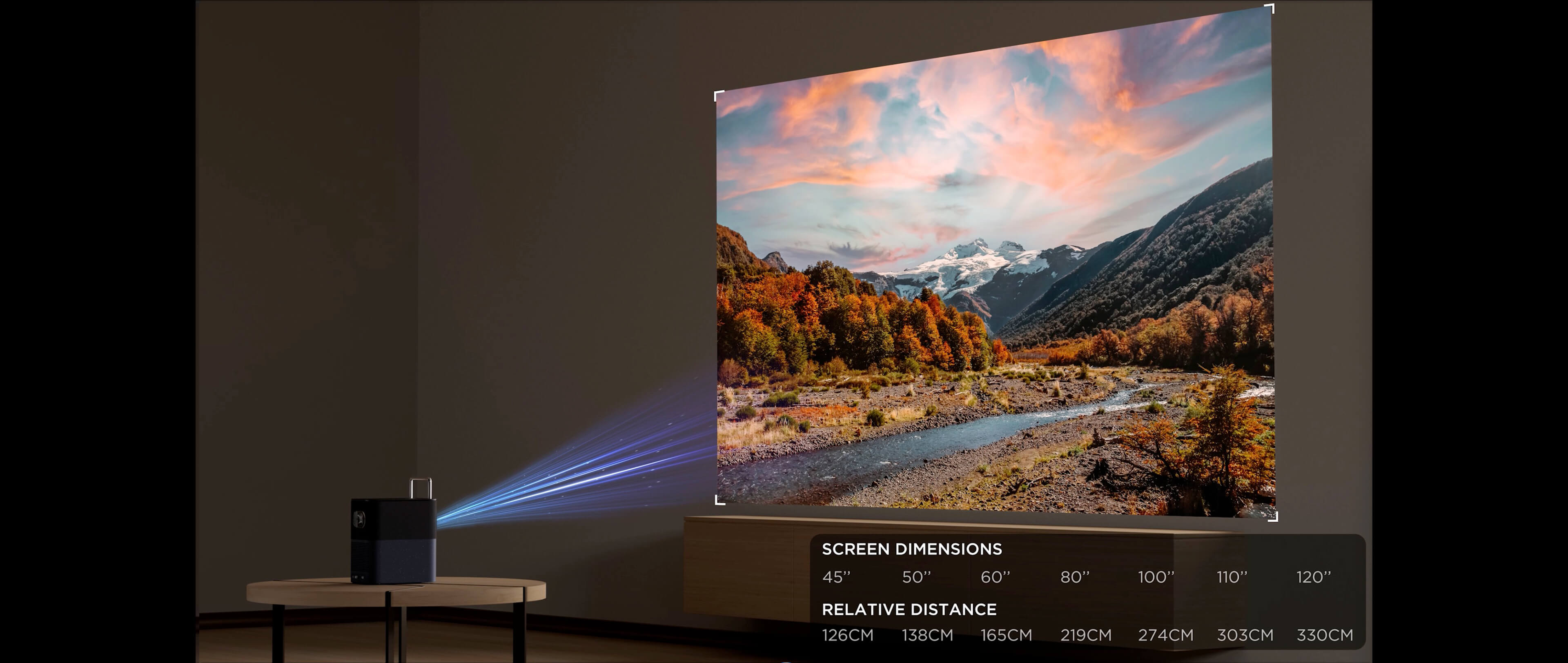 TCL PROJECTOR A1s Mini Projector 45–150"  of Freedom