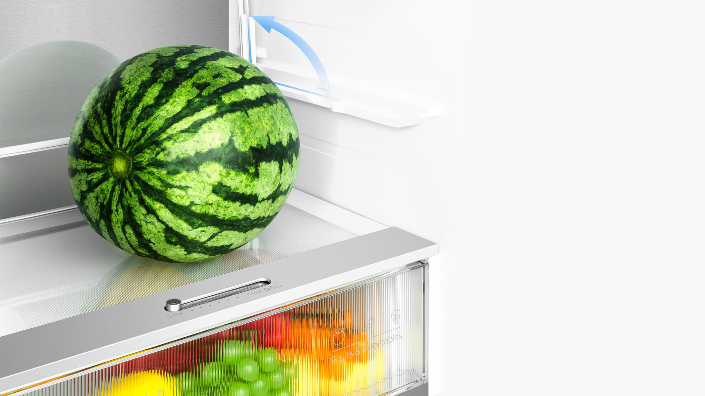 TCL C387BF Refrigerator Foldable and Reversible Glass Shelf