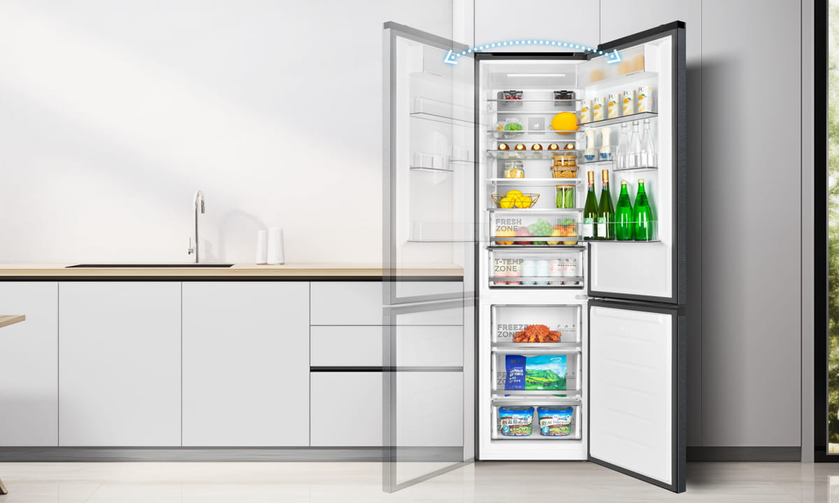 TCL C387BF Refrigerator Reversible Door