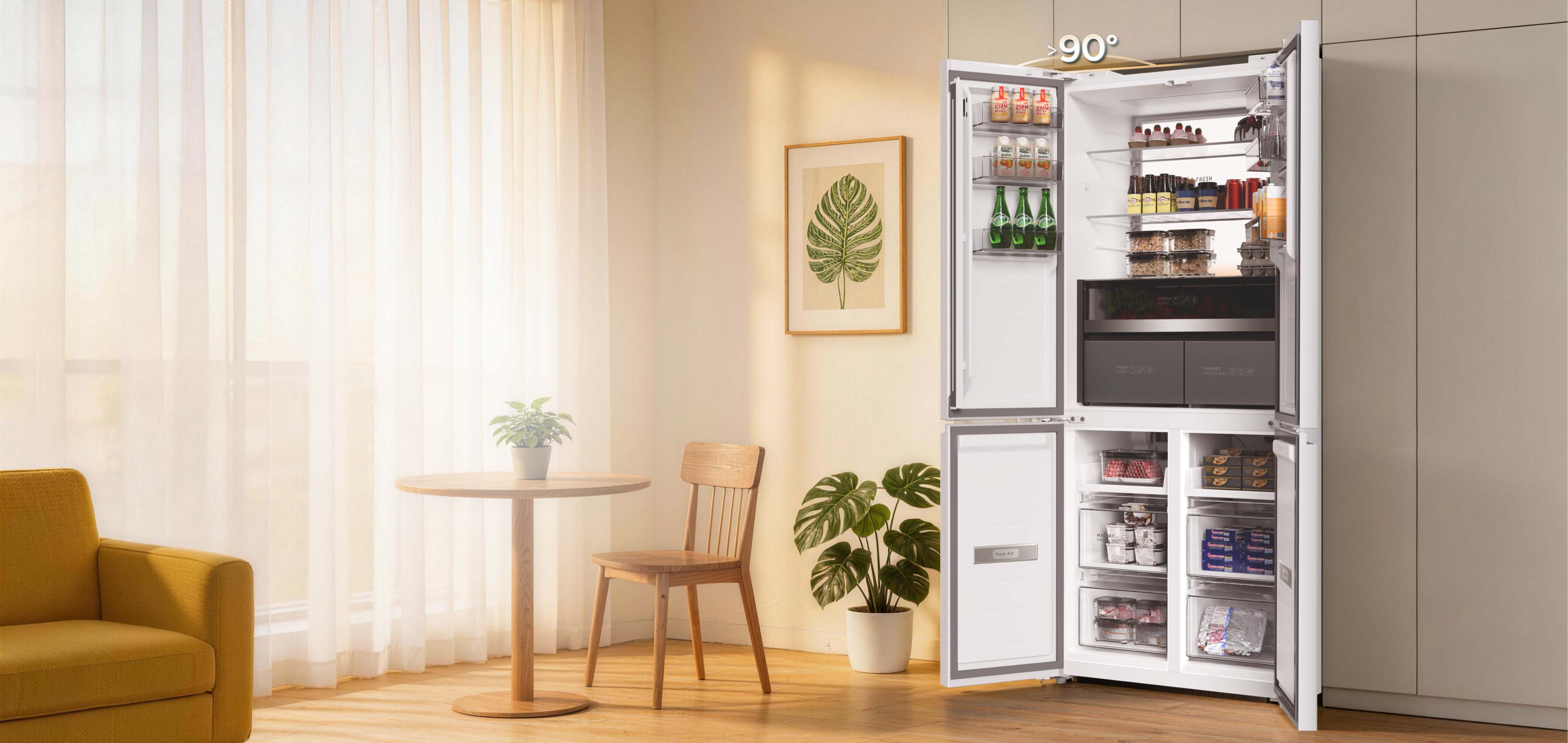 TCL refrigerator C508CD Free Built-in