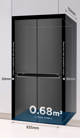Conventional Refrigerator 506L Capacity