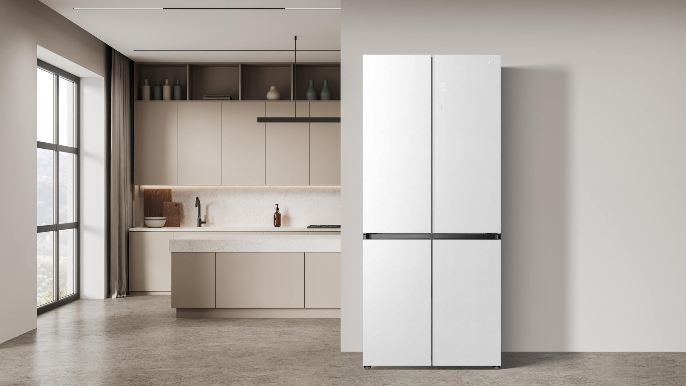 TCL C521CD-Multi Doors Refrigerator diaplay 