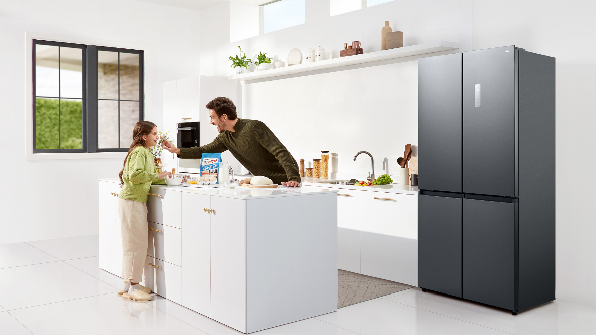 TCL Free Built-in Refrigerator C521CD Diaplay 