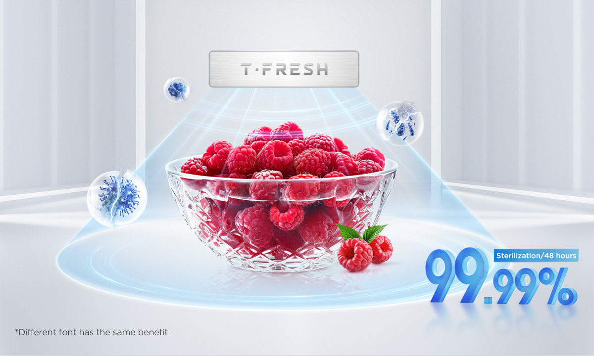 TCL Refrigerator T-Fresh Sterilization Technology