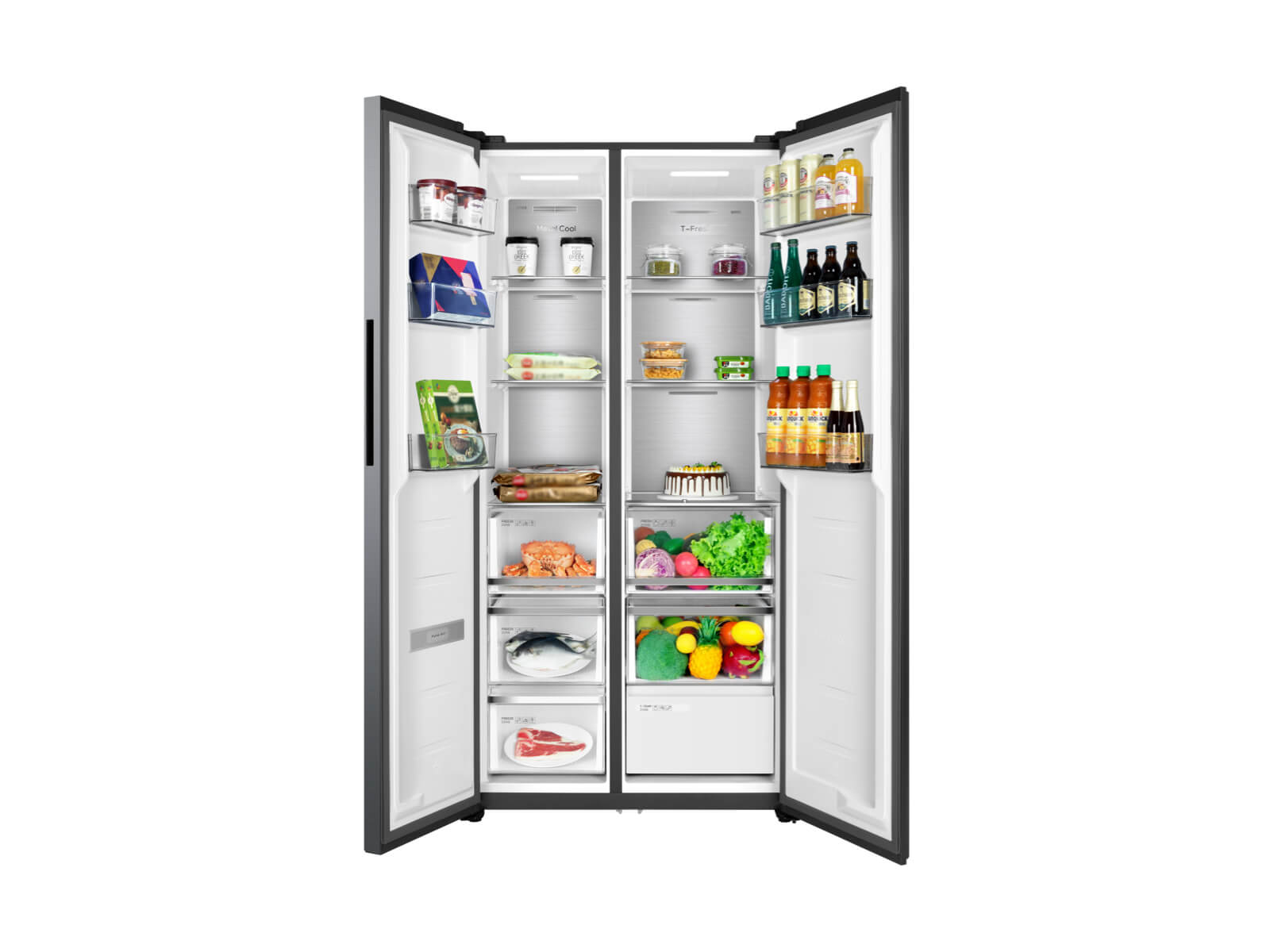 TCL C620SB-Side By Side Refrigerator 608L | TCL Global