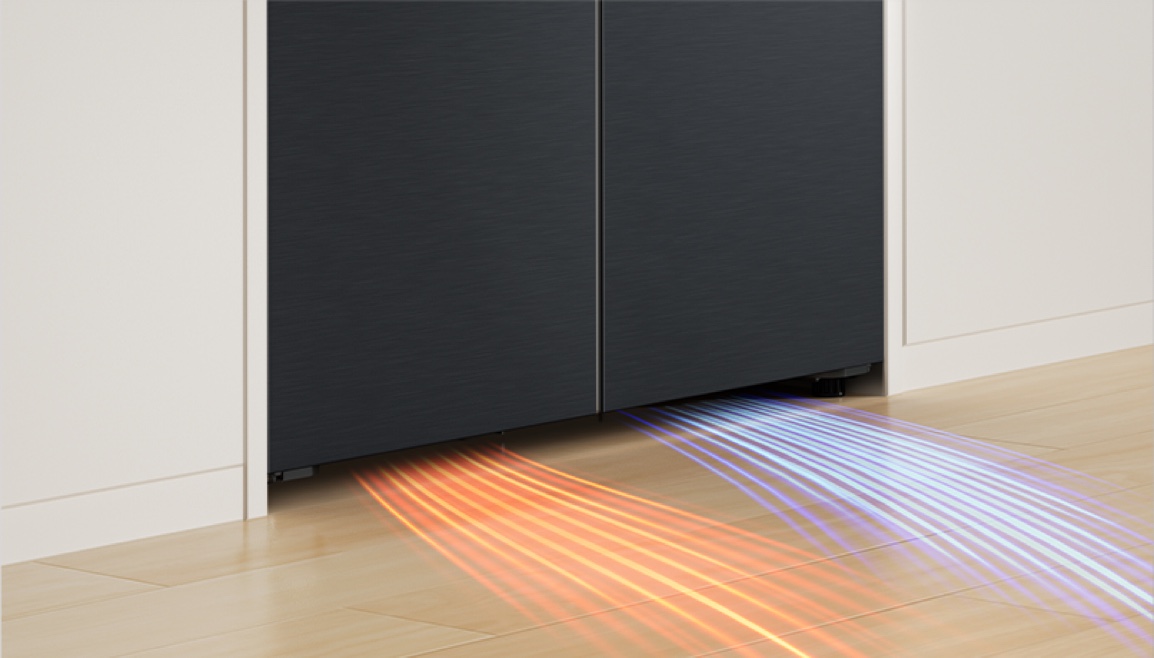 TCL refrigerator Bottom Heat Dissipation