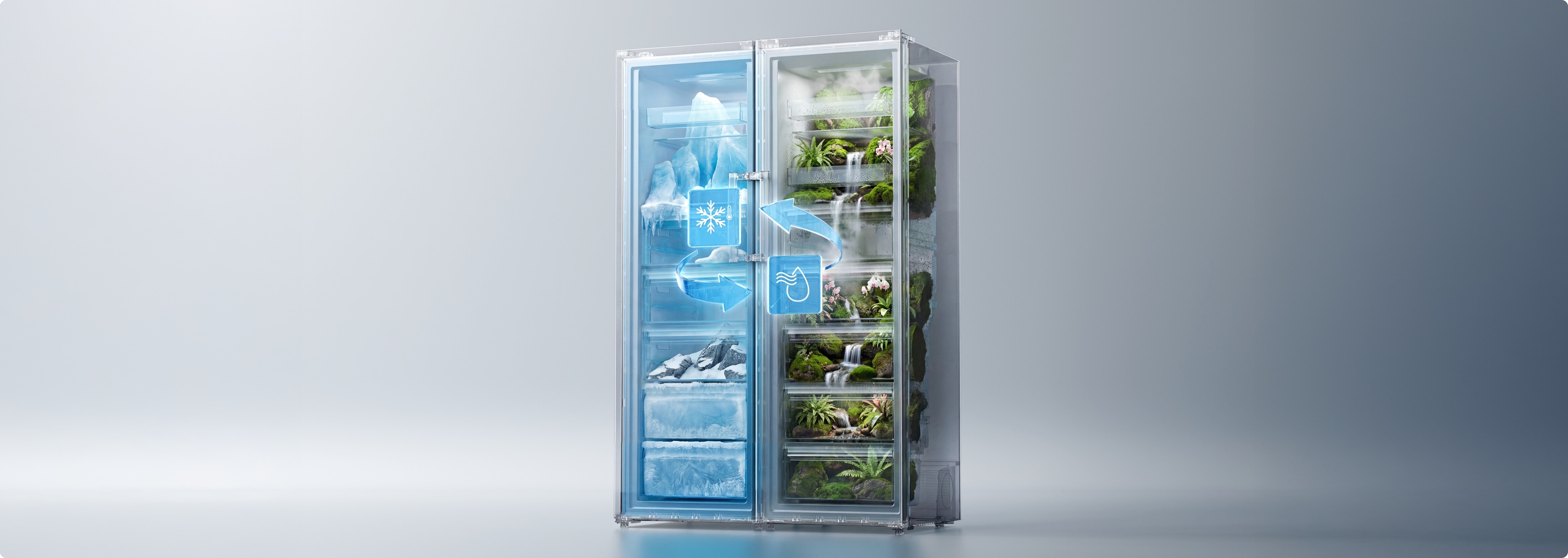 TCL Refrigerator C620SBD Only 1cm reserved space to cabinet side