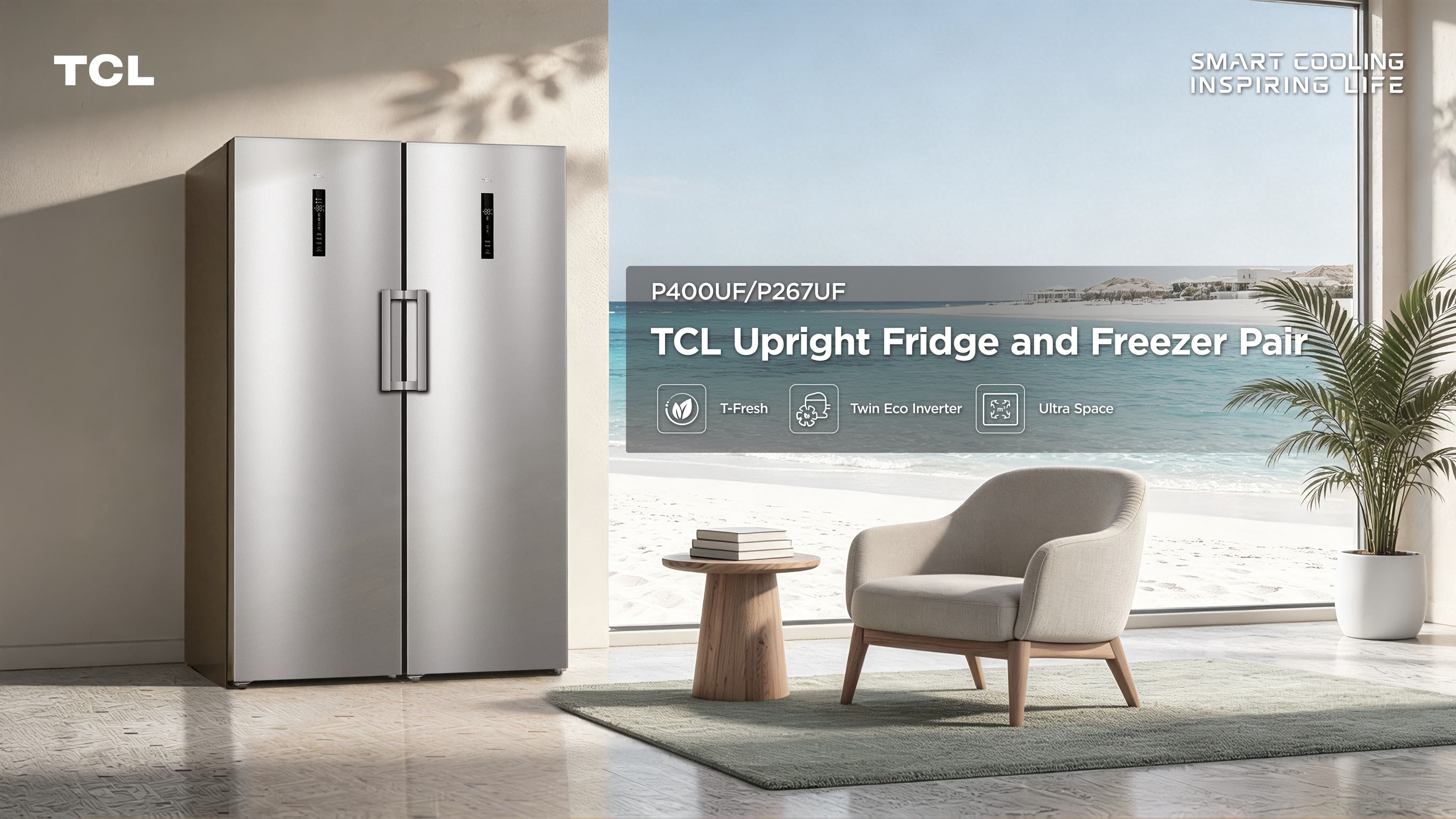 TCL C387BF-Bottom Freezer Refrigerator