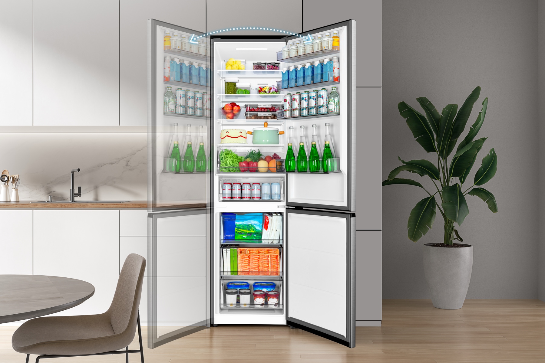 TCL Refrigerator P350BF Placement