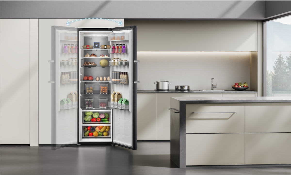 TCL Upright Fridge P400UF