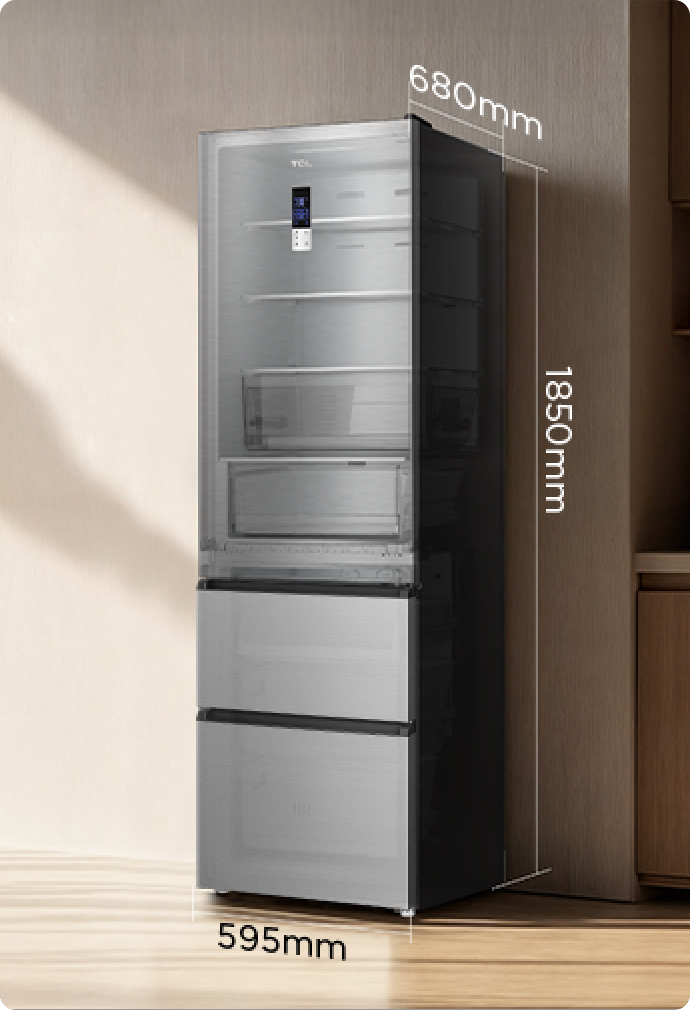 TCL Refrigerator P350BF 350L Affordable premium XL capacity