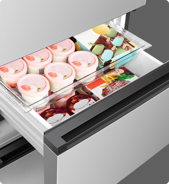 TCL Refrigerator P350BF XL Freeze Zone