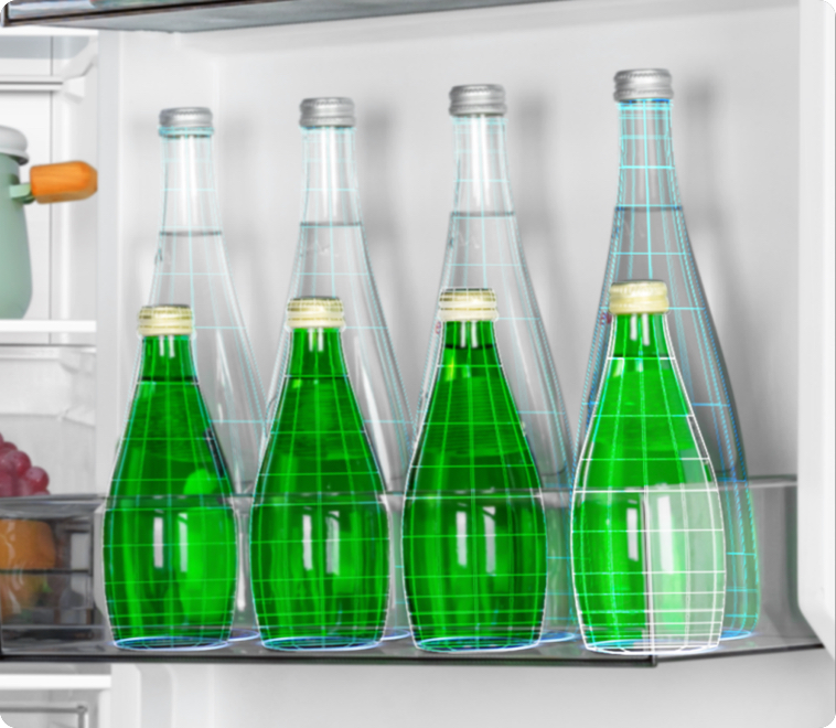 TCL Refrigerator P350BF XXL Bottle Space
