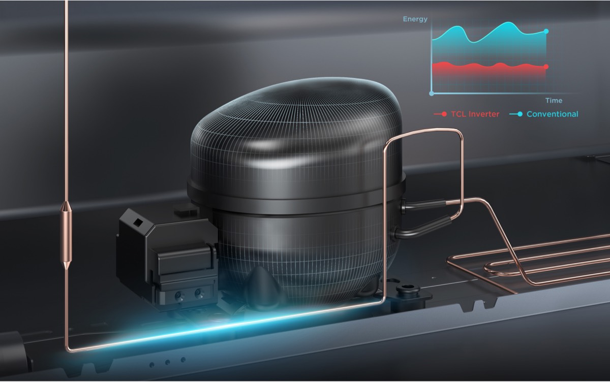 TCL C387BF Refrigerator Keep Fresh Longer