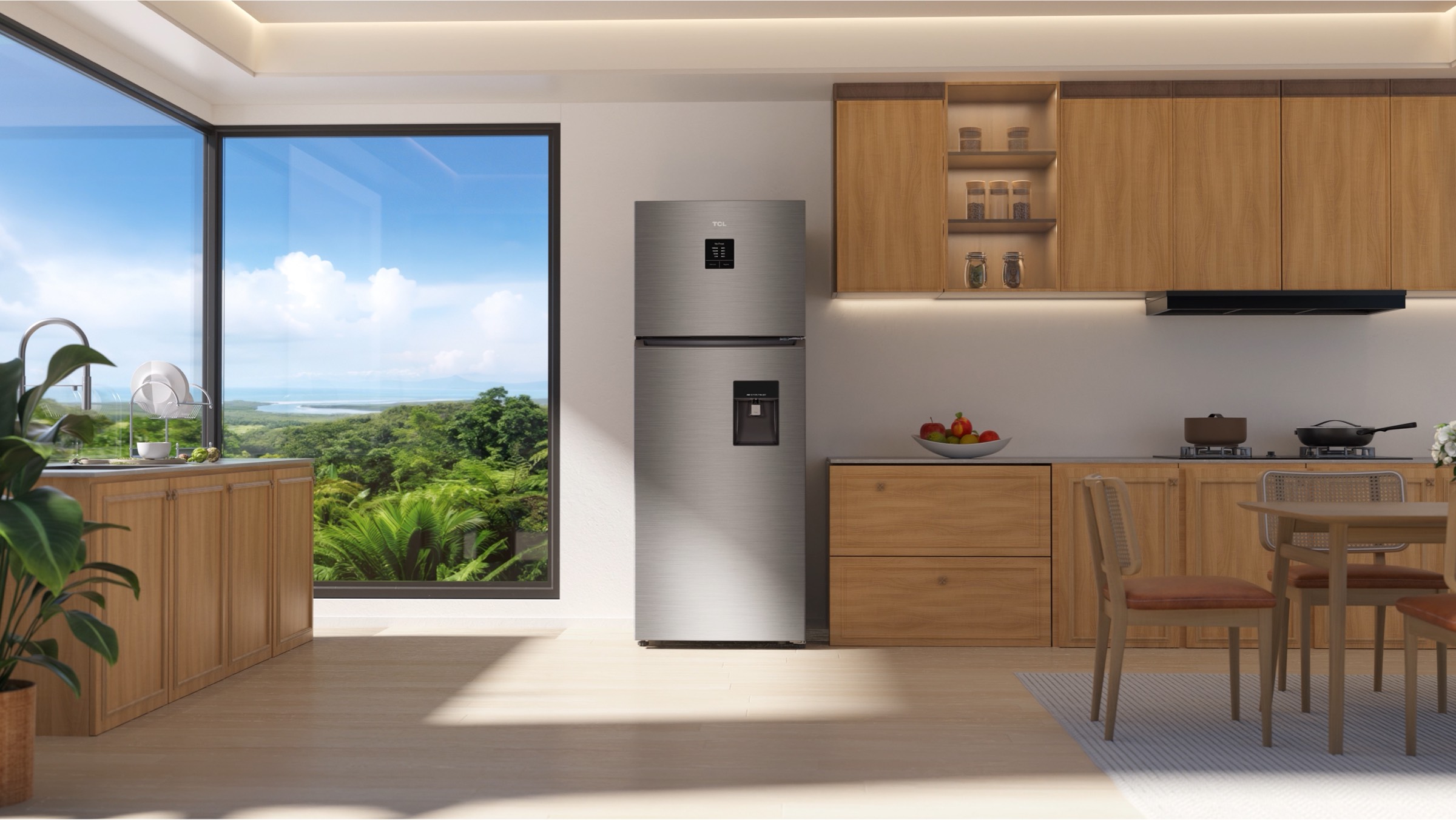 TCL P465TMD Top Mount Refrigerator