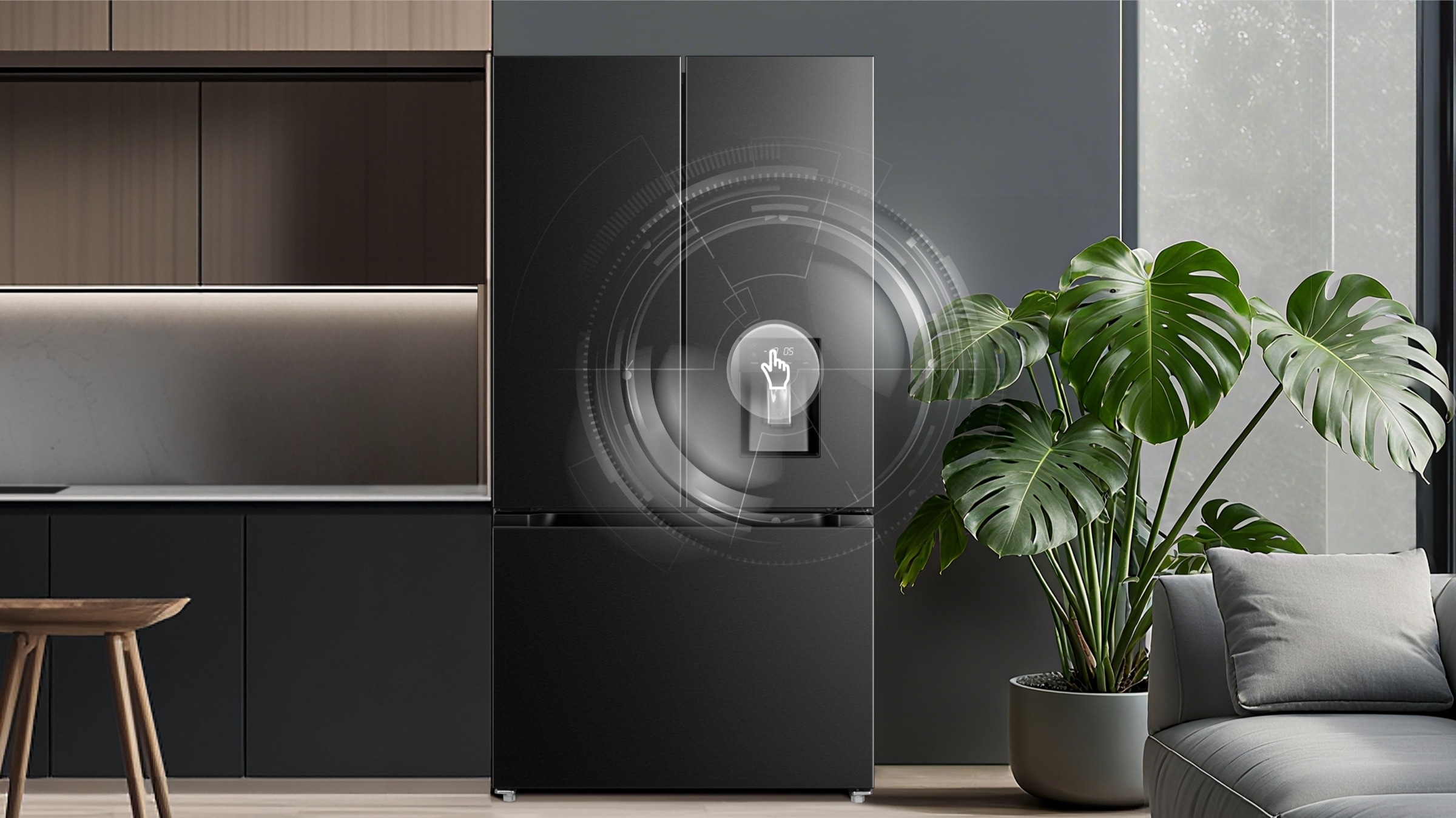 LETOU - ��Ͷ C387BF Refrigerator Foldable and Reversible Glass Shelf