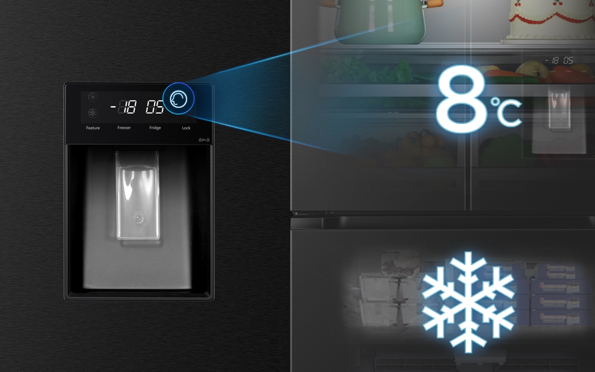 TCL C387BF Refrigerator Faster cooling and Better Food Preservation