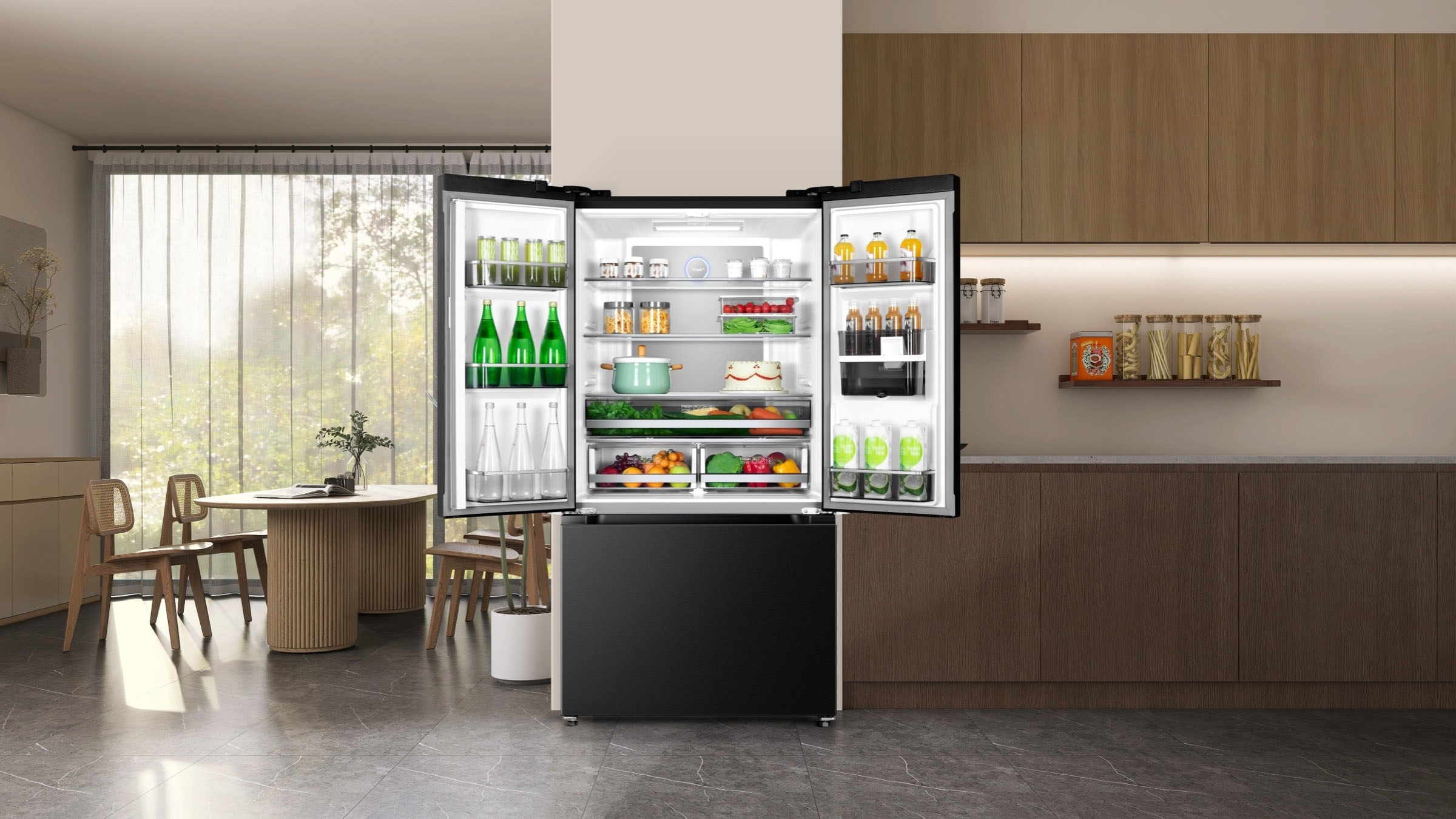 TCL P610CD Multi-Door No-Frost Refrigerator