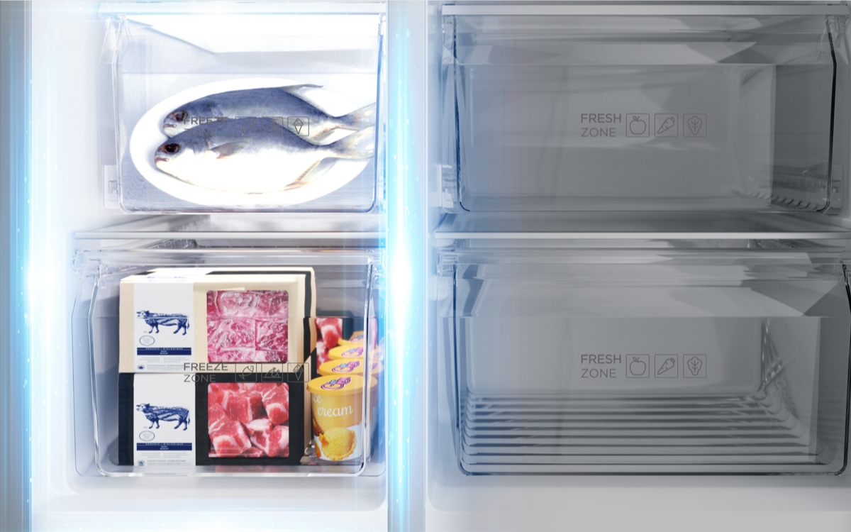 TCL P650SB Refrigerator Holiday Function