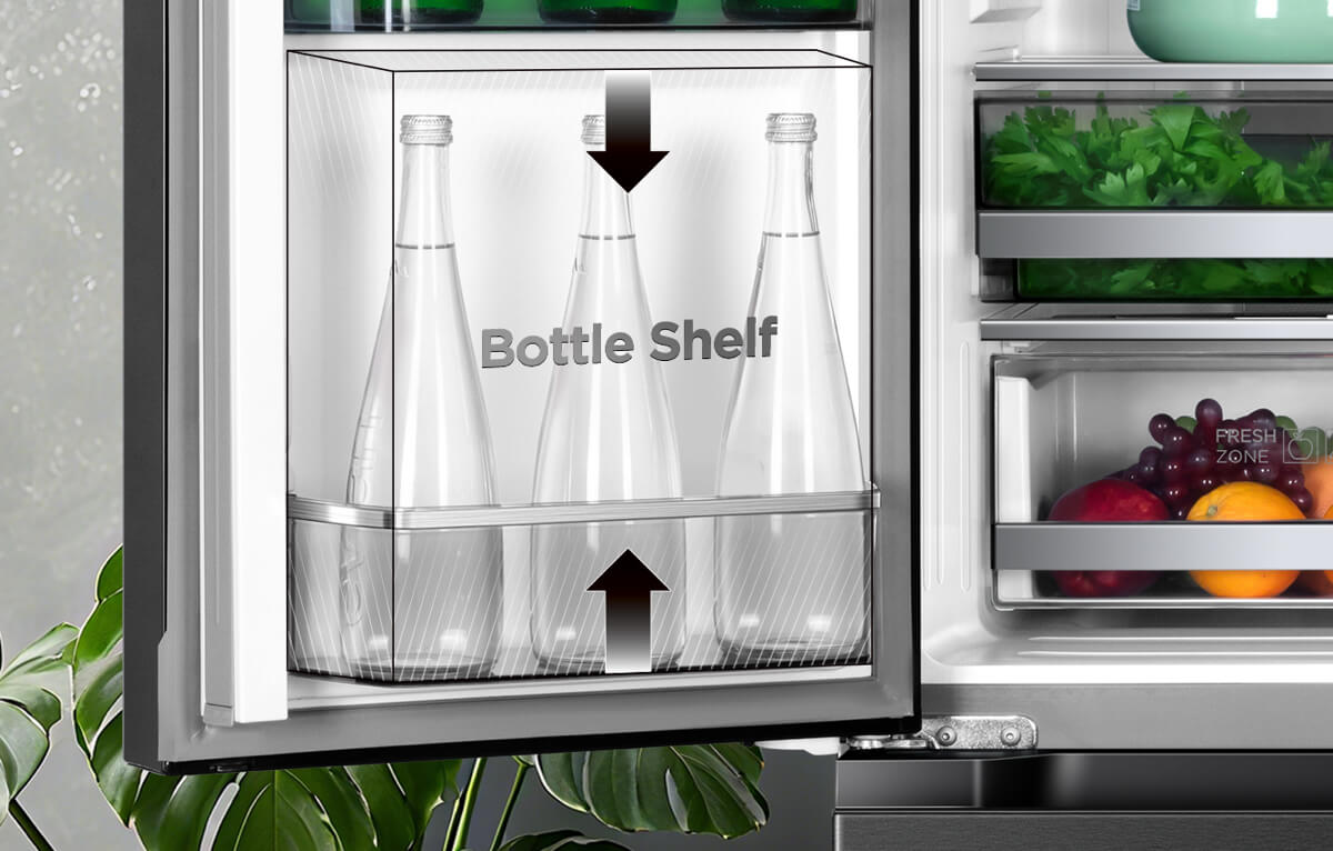 LETOU - ��Ͷ P810CD Refrigerator Bottle Space