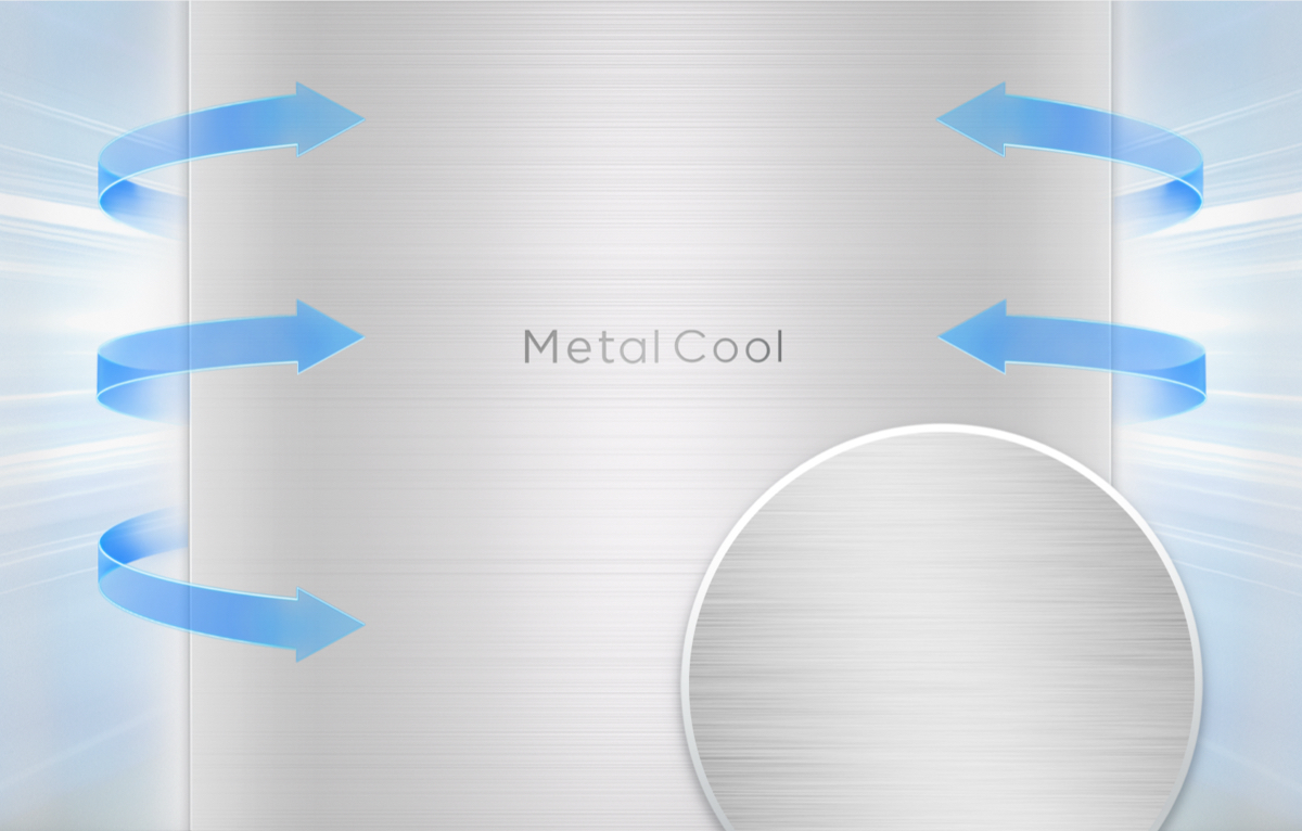 TCL P810CD Refrigerator Metal Cool