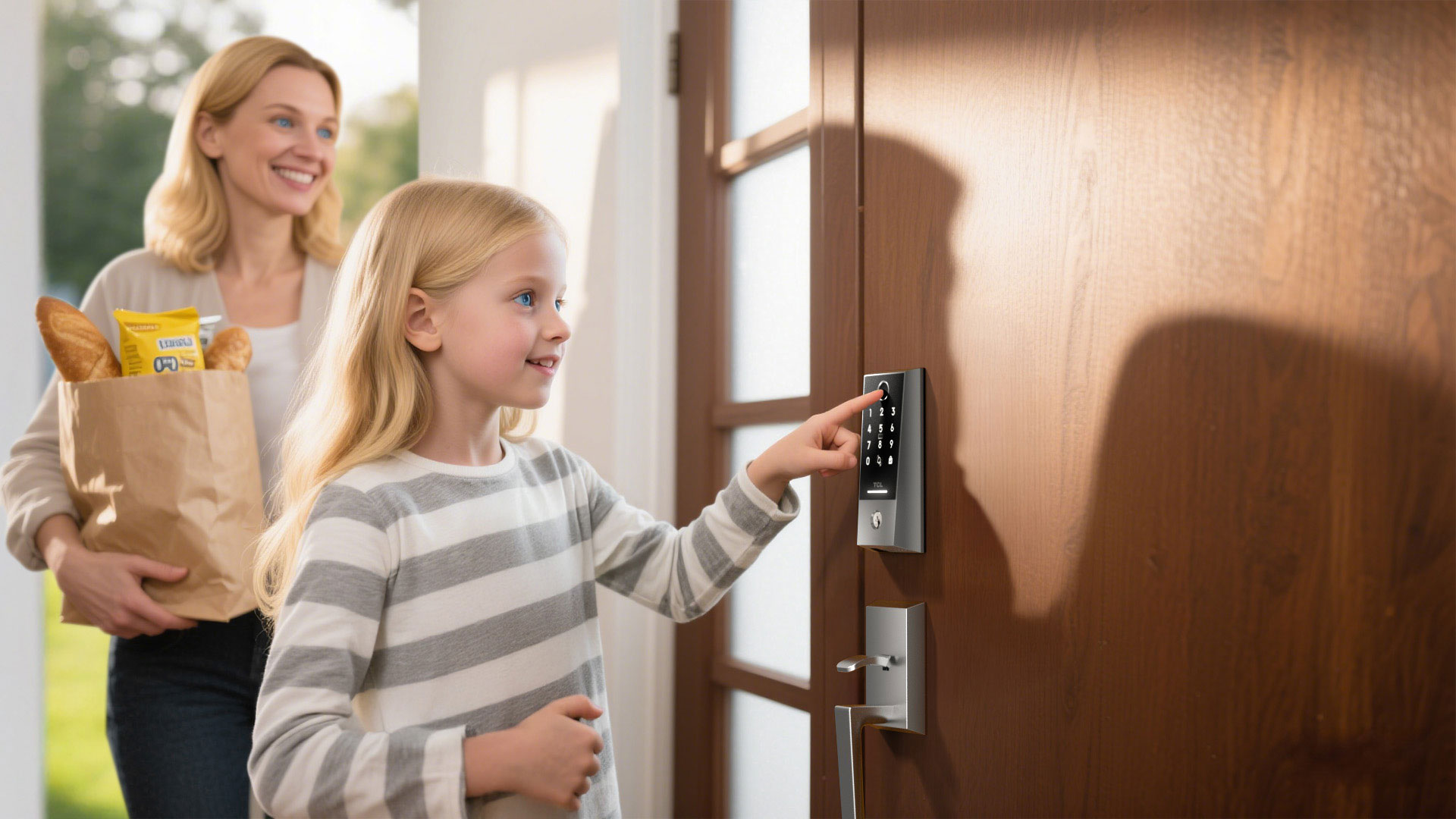 TCL D2 Plus Fingerprint Smart Lock fast touch Unlock